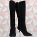 Gucci Shoes | Gucci Black Suede Knee High Boots | Color: Black | Size: 6