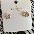 Kate Spade Jewelry | Kate Spade Crystal Stud Earrings - Nwt | Color: Gold | Size: Os