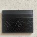 Burberry Accessories | Burberry Black Embossed Leather Card Holder!! New Without Tags!!!! | Color: Black | Size: Os