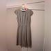 J. Crew Dresses | Jcrew Grey Pleated Dress Size 00 | Color: Gray | Size: 00