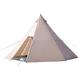 CCAFRET Camping tent Outdoor Pyramid Tent 3-4 person Family Camping Picnic Backpacking Hiking Double Tents Travel Equipment 340 * 290cm (Size : Small)