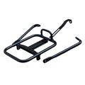 JISADER Pannier Rack,Luggage Touring Carrier, Aluminum Alloy Tailstock Bicycle Cargo Rack Bike Front Rack for Adult Bikes Outdoor, Black
