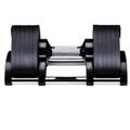 Dumbbells Men's And Women's Full Cast Iron Electroplated Adjustable Home Arm Muscle Fitness Adjustable Weight Dumbbell Dumbbell Set (Color : Black, Size : 20KG)