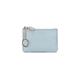 CCAFRET Ladies Purse Cowhide Leather Women Coin Purse Fashion Coin Pocket with Key Ring Small Simple Wallet for Female (Color : Blue)