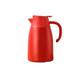 Electric Kettle Stainless Steel Insulated Kettle Household Large Capacity Insulated Water Kettle Hot Water Kettle Dormitory Hot Water Bottle Warm Water Kettle Tea Kettle (Color : Red, Size : 2.0L)