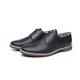 CCAFRET Men Shoes Men's Formal Leather Shoes Casual Comfortable lace-up Business Work Office Shoes Men's Soft Bottom Round Toe (Color : Schwarz, Size : 6.5 UK)