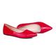 CCAFRET Ladies Shoes Comfortable Flat Heel Woman Flats Spring Autumn Female Ballet Shoes Pointed Work Loafer Shoe Women (Color : Red, Size : 5.5)