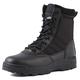 CCAFRET Mens gym shoes Men's Winter Boots Desert Boots High-top Sneakers Men's Non-slip Work Shoes Black Chelsea Motorcycle Boots (Color : Schwarz, Size : 46)