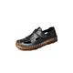 CCAFRET Men sandals Summer Mens Leather Sandals Designer Men's Shoes Causal Sneakers Handmade Outdoor Beach Slippers Slip-on Loafers (Color : Schwarz, Size : 7.5 UK)
