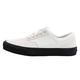 VOSMII Sneakers Canvas Upper Sneakers Men's Skateboard Lace-Up White Shoes Rubber Sole (Size : X-Small)