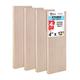 U.S. Art Supply 4" x 12" Birch Wood Paint Pouring Panel Boards, Studio 3/4" Deep Cradle (Pack of 4) - Artist Wooden Wall Canvases - Painting Mixed-Media Craft, Acrylic, Oil, Watercolor, Encaustic