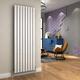 ELEGANT Vertical Radiator White Flat Panel Double Panel 1800x608mm Modern Central Heating for Kitchen Living Room Entrance