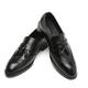 CCAFRET Men Shoes Men Leather Dress Shoes Design Brand Shoes Classic Tassel Brogue Mans Footwear Formal Shoes Bullock Shoes (Color : Schwarz, Size : 7)