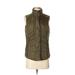 Banana Republic Vest: Dark Green Jackets & Outerwear - Women's Size X-Small