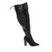 Just Fab Boots: Black Shoes - Women's Size 8 1/2