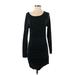 Express Casual Dress: Black Solid Dresses - Women's Size Small