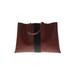 Vince Camuto Leather Tote Bag: Burgundy Color Block Bags