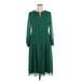 Boden Casual Dress - Midi: Green Floral Motif Dresses - Women's Size 12