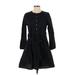 J.Crew Factory Store Casual Dress - Shirtdress: Black Dresses - New - Women's Size Small