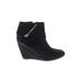 Rebel by Zigi Ankle Boots: Black Shoes - Women's Size 10