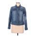 St. John's Bay Denim Jacket: Blue Jackets & Outerwear - Women's Size Medium Petite