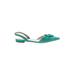Ann Taylor Flats: Teal Tropical Shoes - Women's Size 9
