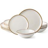 Ceramic Dinnerware Sets,Reactive Glaze Plates and Bowls Sets