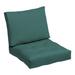 Arden Selections Outdoor Plush Modern Tufted Blowfill Deep Seat Set, 24 x 24