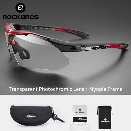 Rockbros fahrrad brille photo chrome linse outdoor brille brille uv400 sport reiten radfahren
