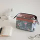 Trousse de voyage flamant rose pour femme trousse cosmétique trousse de maquillage trousse de