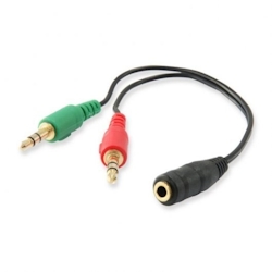 Equip 147942 Audio-Splitter Schwarz Image