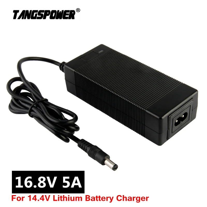 Caricabatteria al litio 16,8 V 5A per caricabatterie per batteria ai polimeri di litio 4S 14,4 V 14,8 V Spina UE/USA/Regno Unito/AU Connettore DC 5,5 * 2,1 mm