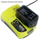 Chargeur P117 pour Ryobi ONE + Plus P108 batterie de chimie 12V-18V prise UE/US/AU pour Ryobi