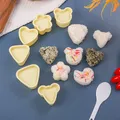 Ensemble de Boules de Riz en Forme de Dessin Animé Rouleau à Sushi Accessoires de Cuisine Moule à