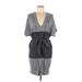 Ann Taylor LOFT Casual Dress - Sweater Dress: Gray Marled Dresses - Women's Size Medium