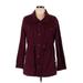 Arizona Jean Company Jacket: Burgundy Jackets & Outerwear - Women's Size Large