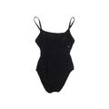 Shade & Shore One Piece Swimsuit: Black Brocade Swimwear - Women's Size Small