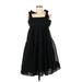 Boutique Moschino Casual Dress - Party Square Sleeveless: Black Dresses - Women's Size 6