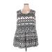 Lularoe Casual Dress: White Aztec or Tribal Print Dresses - New - Women's Size 2X