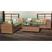 Laguna 9 Piece Outdoor Wicker Patio Furniture Set 09b in Cilantro - TK Classics Laguna-09B-Cilantro