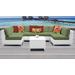 Miami 7 Piece Outdoor Wicker Patio Furniture Set 07d in Cilantro - TK Classics Miami-07D-Cilantro