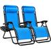 Arlmont & Co. Sou Zero Gravity Chair w/ Cushion in Blue | 32.5 D in | Wayfair 5953E6AC98C54FD48834E349082240A0