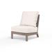 Sunset West Laguna Armless Outdoor Chair w/ Cushion in Brown | Wayfair SW3501-AC-5404