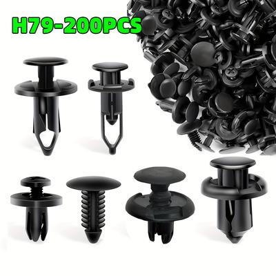 200pcs Car Fixing Clip 6mm7mm8mm9mm10mm Universal 6 Types Of Mixed For For For Gm For Bumper Push Rivet Auto Parts Removal Tools