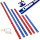 1pc 30/45/65cm Aluminium Alloy T-tracks Slot, Miter Bar Slider, Table Saw Miter Gauge Rod, Diy Woodworking Tools, Red/blue/silvery