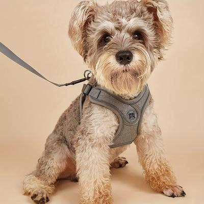 1pc Reflective No-pull Pet Harness And Leash Set For Small And Medium Dogs And Cats - Comfortable And Secure Walking, Running, And Training