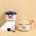 Personalized Any Name Baby Milk Powder Storage Box Baby Travel Essential Portable Milk Powder Box