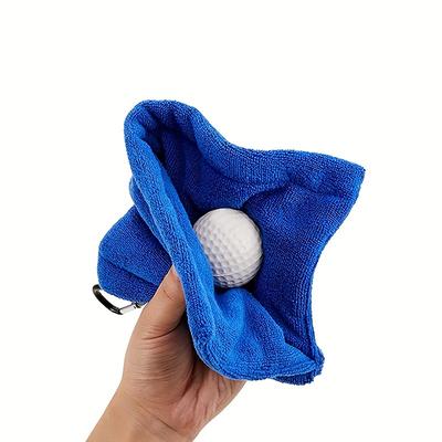 TEMU Golf Ball Cleaner Towel With Clips, Golf Club Supplies Image