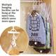 1 Pc Transparent Vacuum Bag, Dustproof Clothes Hanging Bag, Versatile Bag