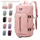 Lightweight Sports Gym Backpack, Multi Pockets Travel Duffle Bag, Carry-on Weekender Overnight Bag With Convertible Strap